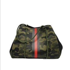 Haute Shore Grayson Camo Stripe Tote